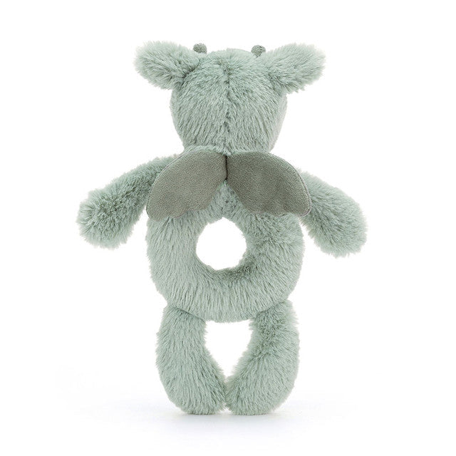 Bashful Dragon Ring Rattle - Jellycat
