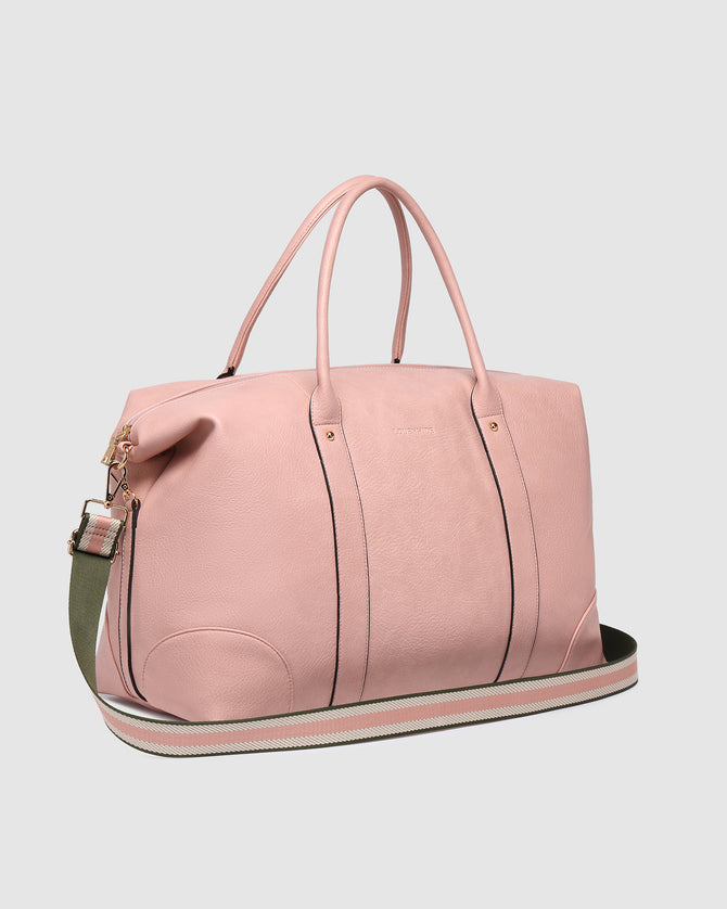 Alexis Stripe Weekender Travel Bag