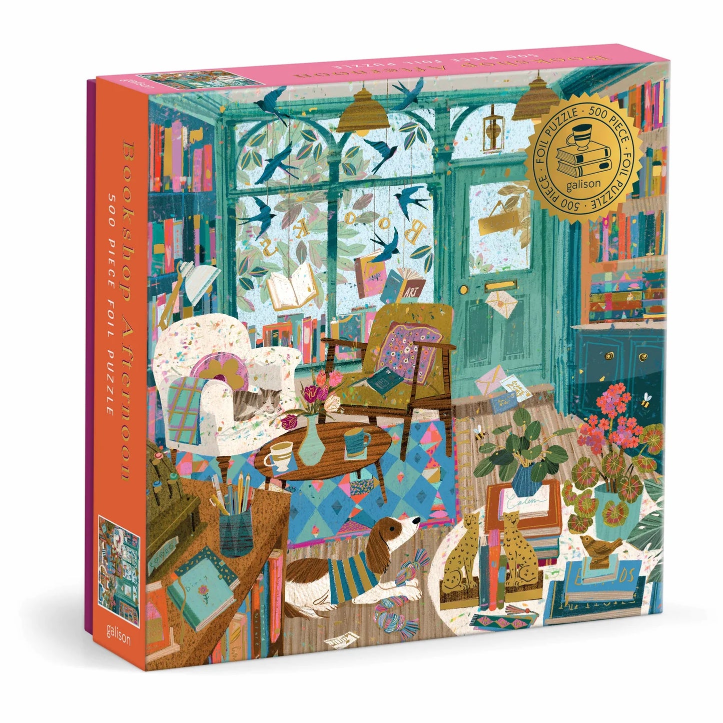 Bookshop Afternoon Foil Puzzle - 500pc