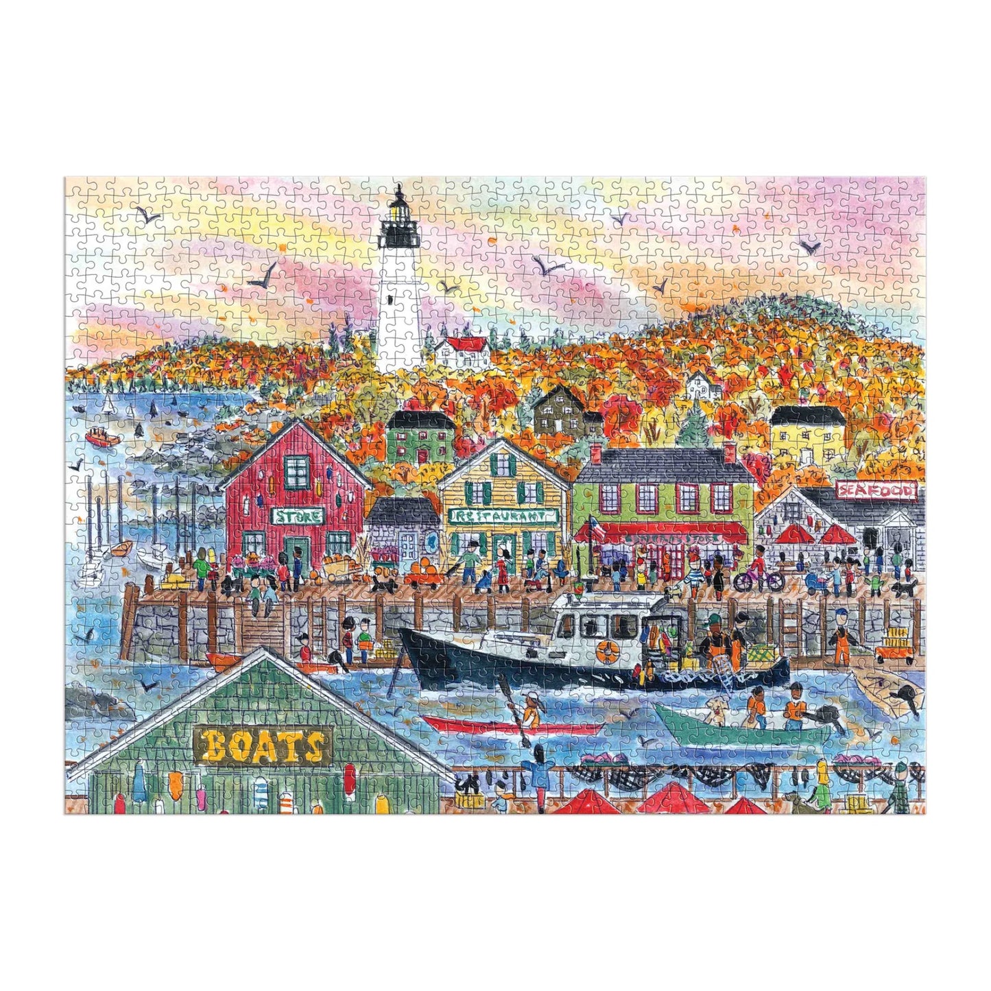 Autumn By the Sea Puzzle - 1000pc