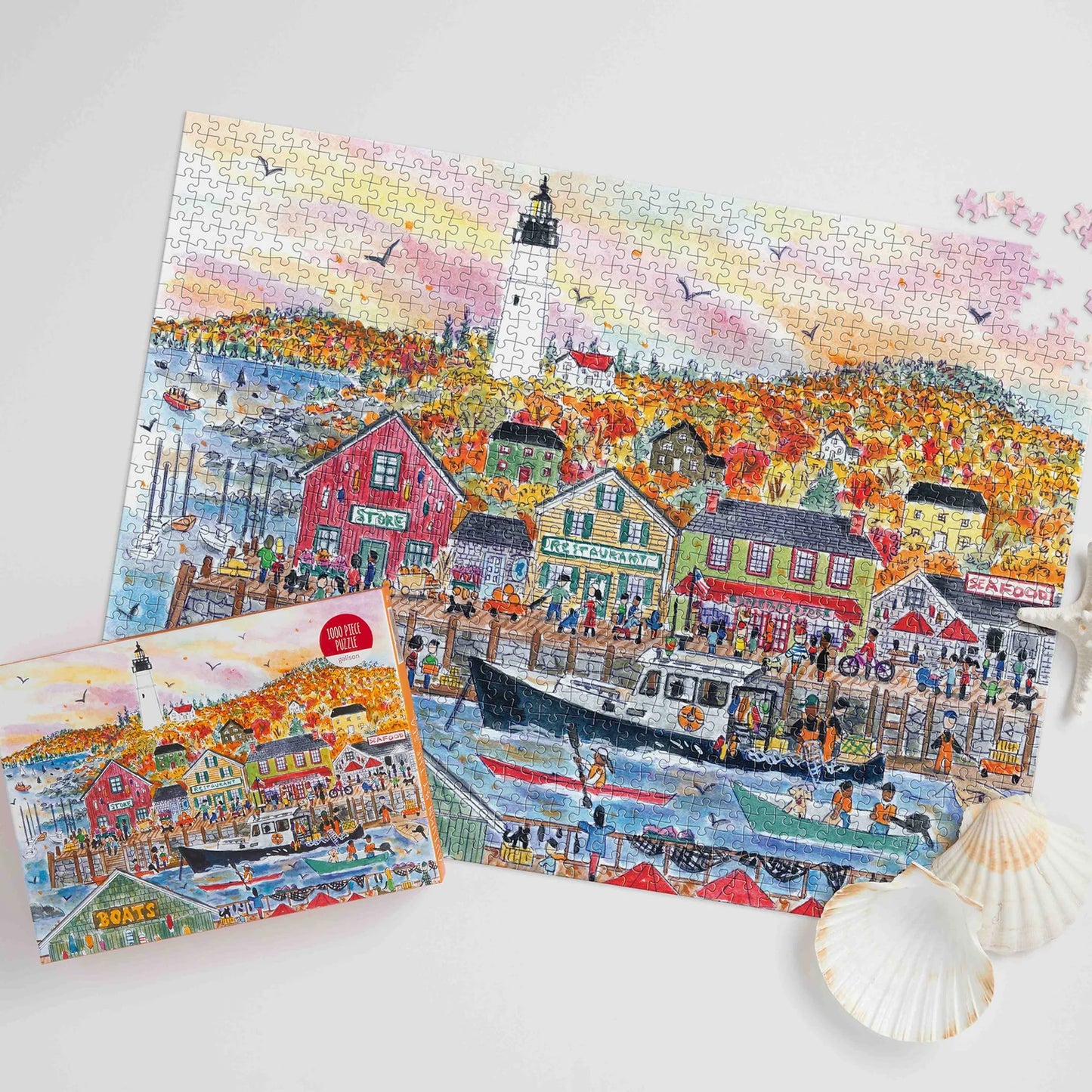 Autumn By the Sea Puzzle - 1000pc