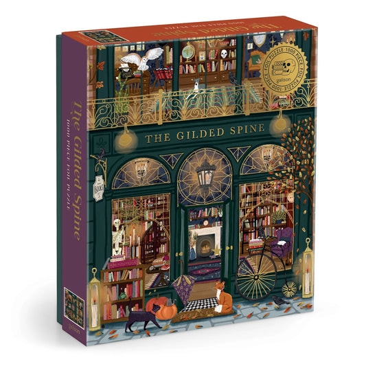The Gilded Spine Foil Puzzle - 1000pc