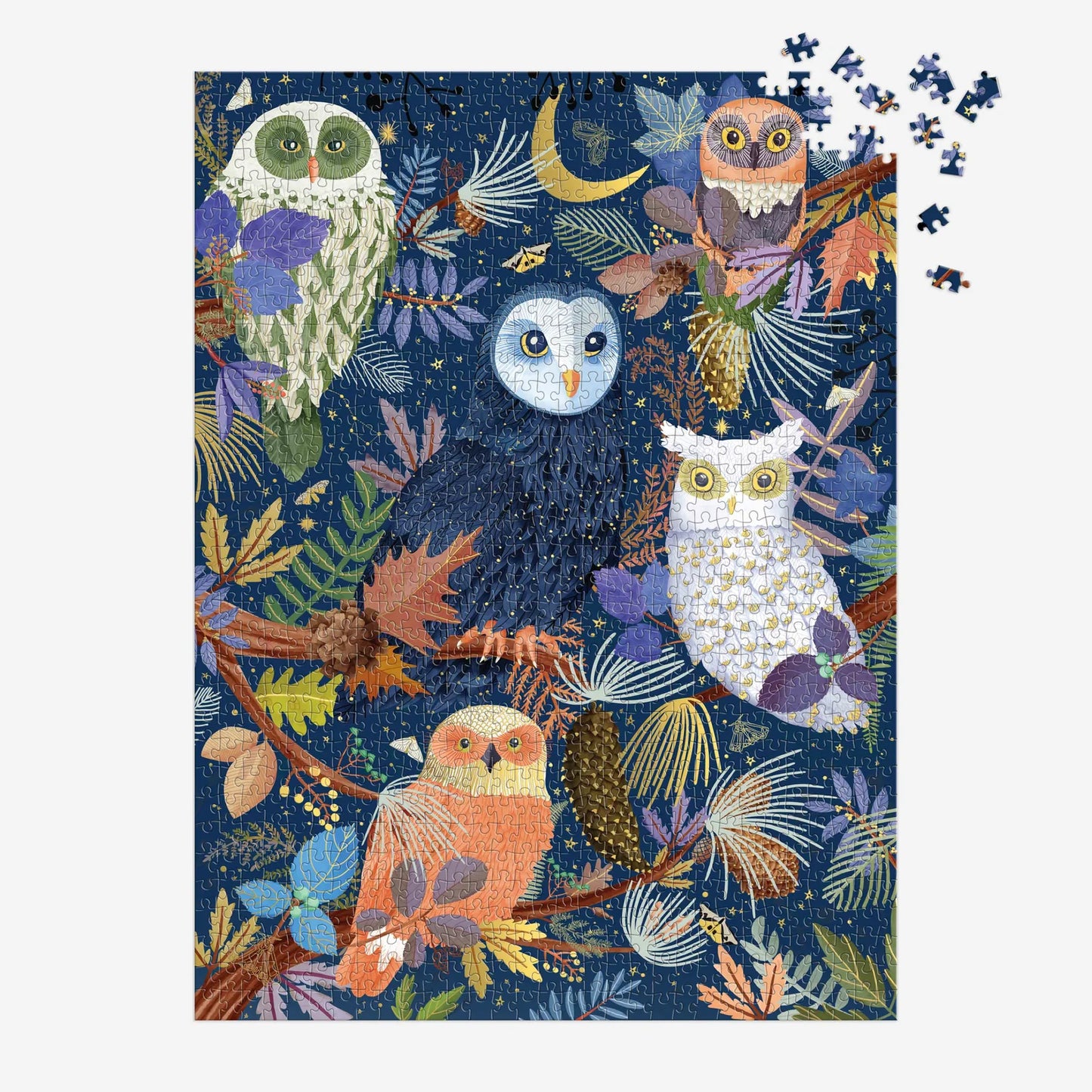 Owls at Dawn Foil Puzzle - 1000pc