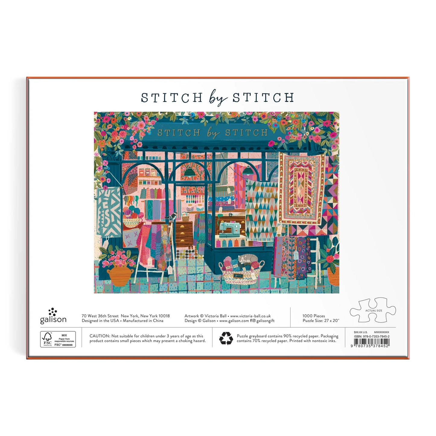 Victoria Ball Stitch by Stitch Puzzle - 1000pc