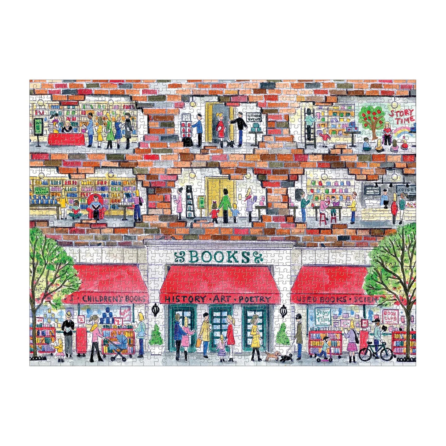 Storrings A Day at the Bookstore Puzzle - 1000pc