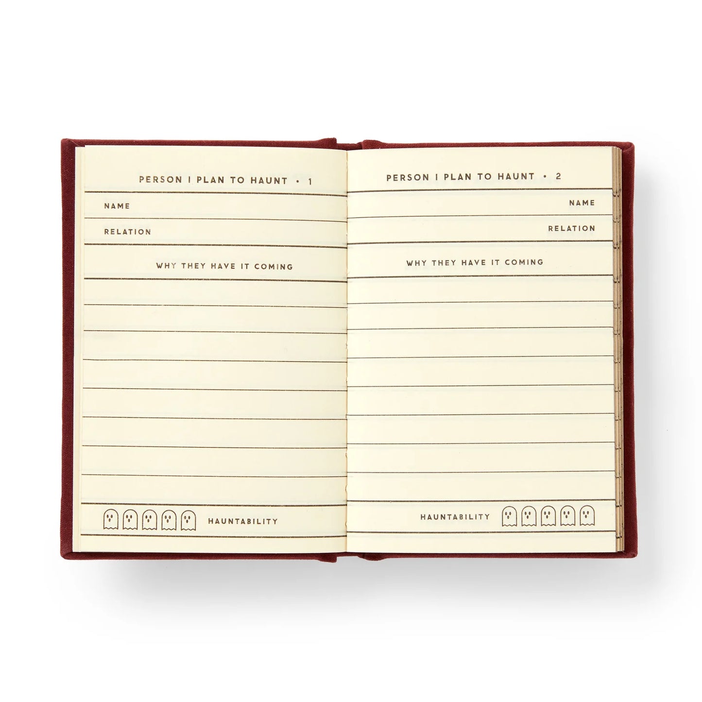 People I Plan To Haunt Tiny Diary