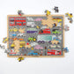 On the Move Wood Puzzle + Display-100pc