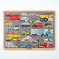On the Move Wood Puzzle + Display-100pc