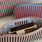 Jayne Stripe Makeup Bag
