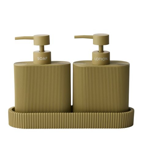 Sid Set/2 Resin Dispenser With Tray