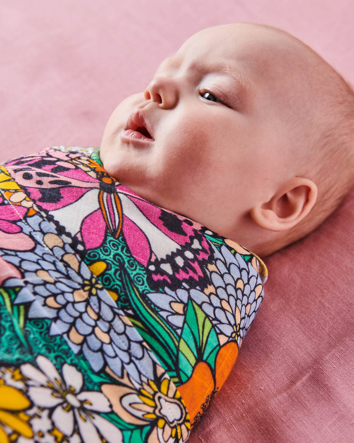 Bliss Floral Bamboo Swaddle - Kip&Co
