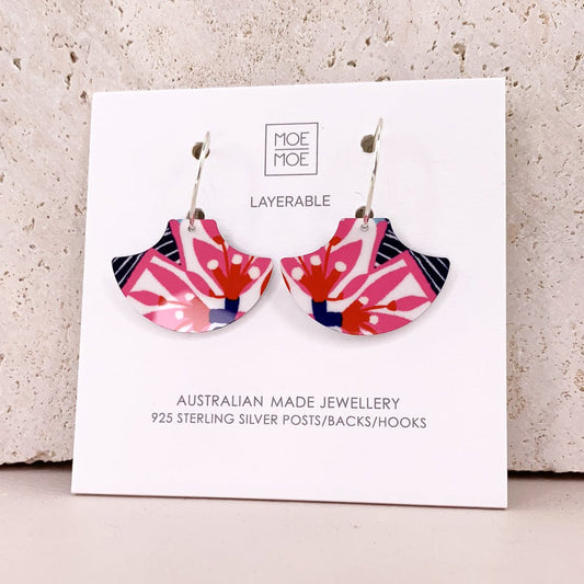 Miss Moresby Fiesta Pagoda Hopp Earrings - Moe Moe Design