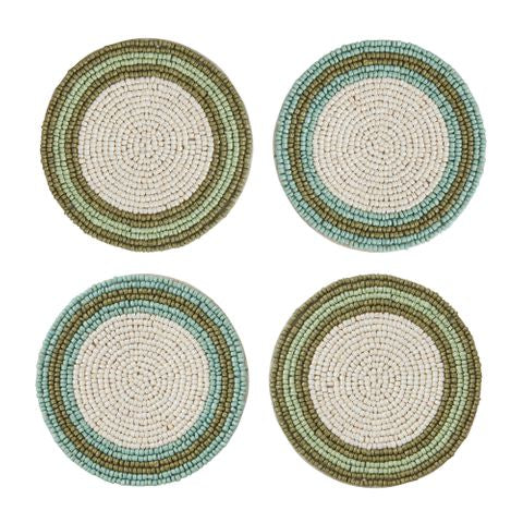 Gimlet S/4 Beaded Coasters