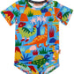Dinosaur Roar Organic Short Sleeve Romper
