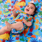 Dinosaur Roar Organic Short Sleeve Romper