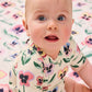 Pretty Pansy Organic Short Sleeve Romper