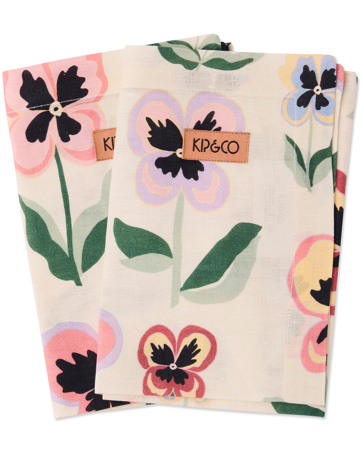 Pretty Pansy Napkin 4P Set