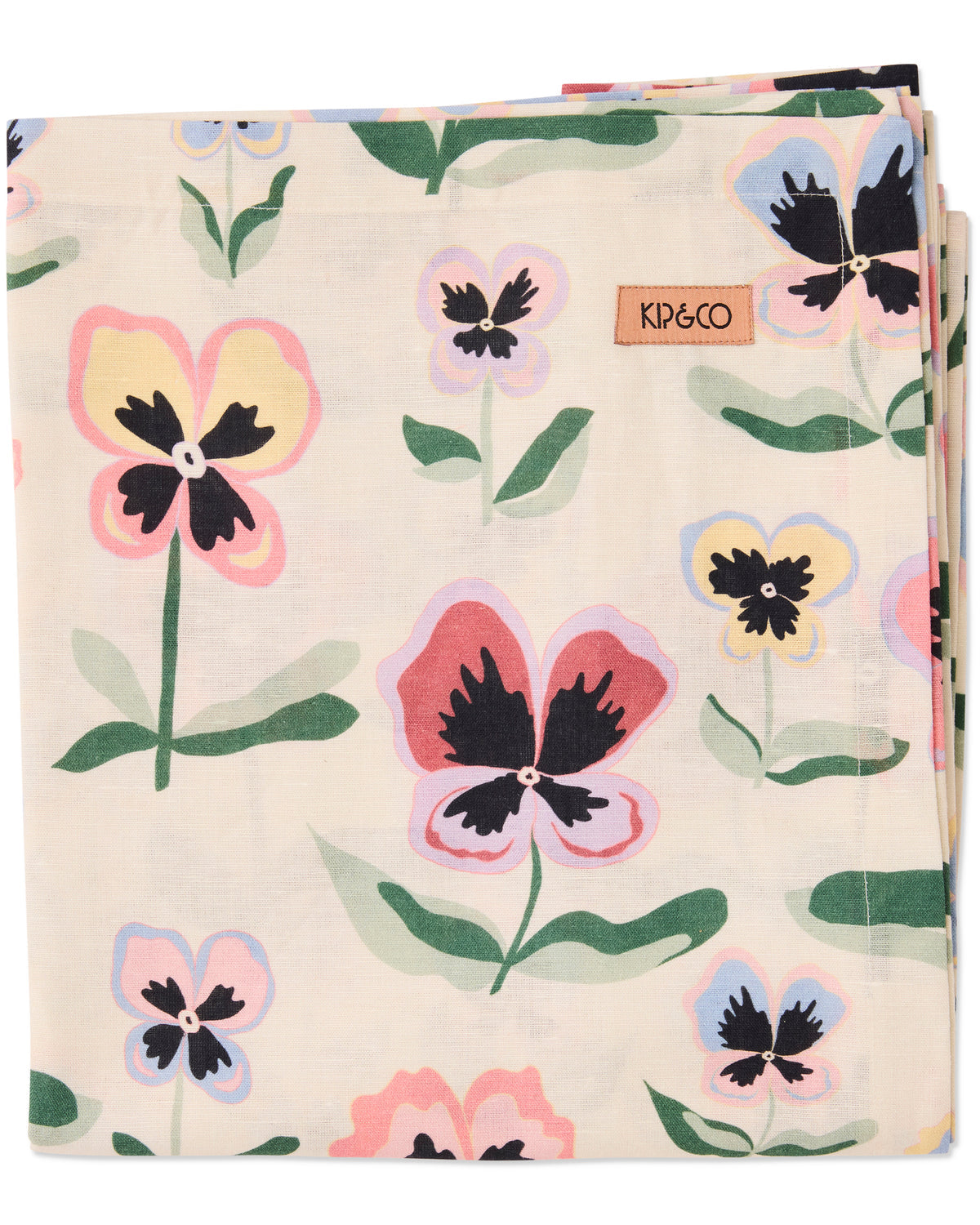 Pretty Pansy Rectangular Tablecloth