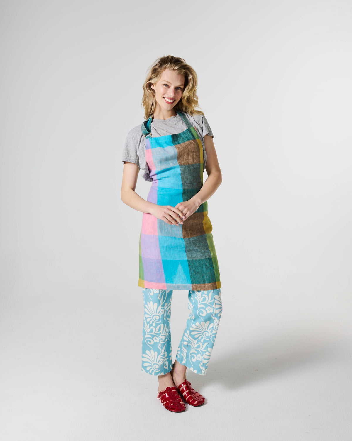 Sorbet Tartan Apron