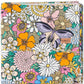 Bliss Floral Organic Cotton Flat Sheet QUEEN - Kip&Co
