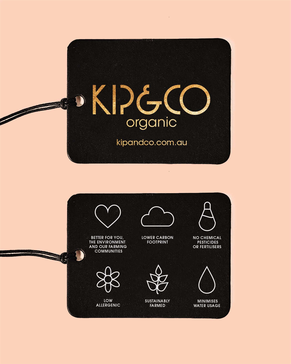 Wild Rose Organic Cotton Fitted Sheet KING - Kip&Co