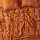 Santa Monica Pecan Tartan Linen Quilt Cover KING - Kip&Co