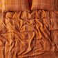 Santa Monica Pecan Tartan Linen Pillowcases 2P Std Set  - Kip&Co