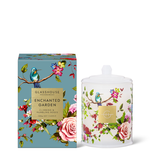 Enchanted Garden Limited Edition 380g Candle - Glasshouse Fragrances