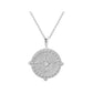 Into the Light Pendant Disc Necklace Sterling Silver - Murkani