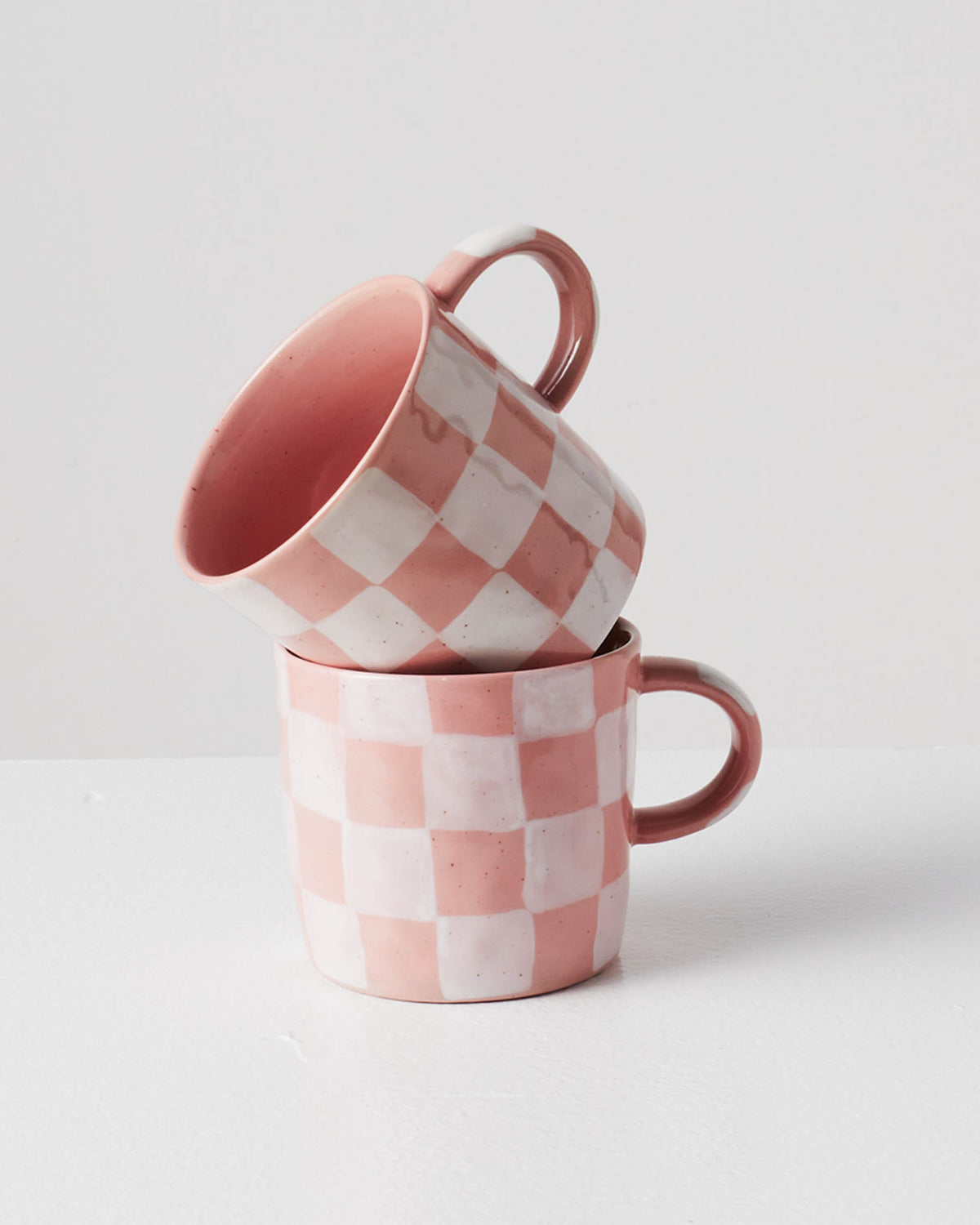 Checkered Mug 2P Set- Kip&Co