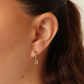 Elenore Rouge Crystal Earring