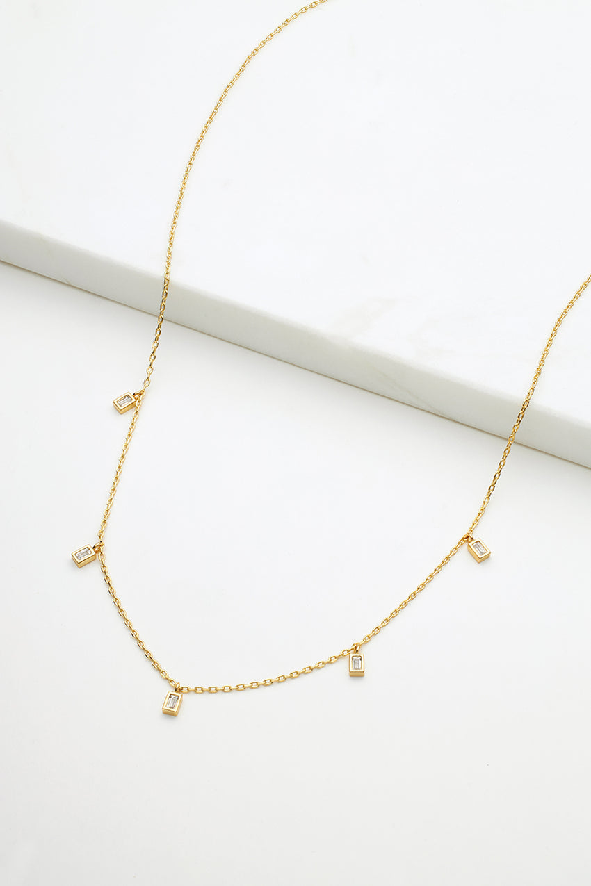 Baguette Mini Necklace