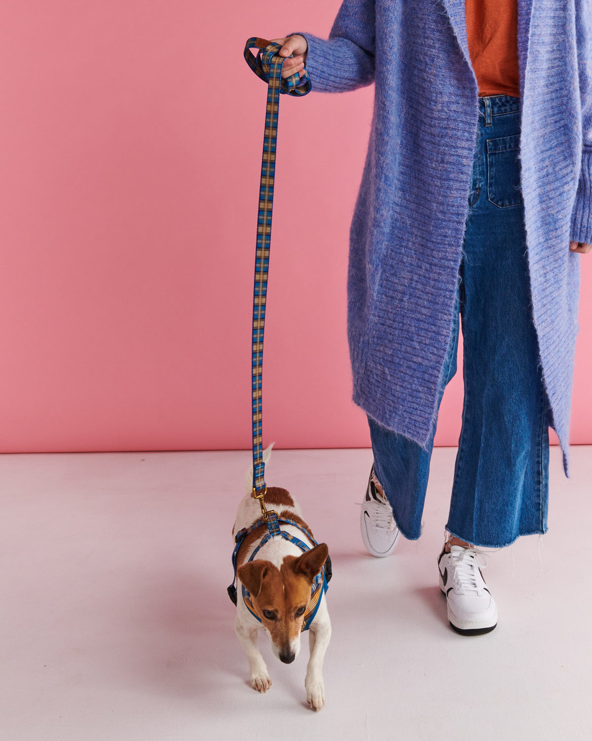 Cozy Tartan Dog Harness- Kip&Co