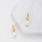 Charlie Mini Hoop Pearl Earring