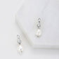 Charlie Mini Hoop Pearl Earring