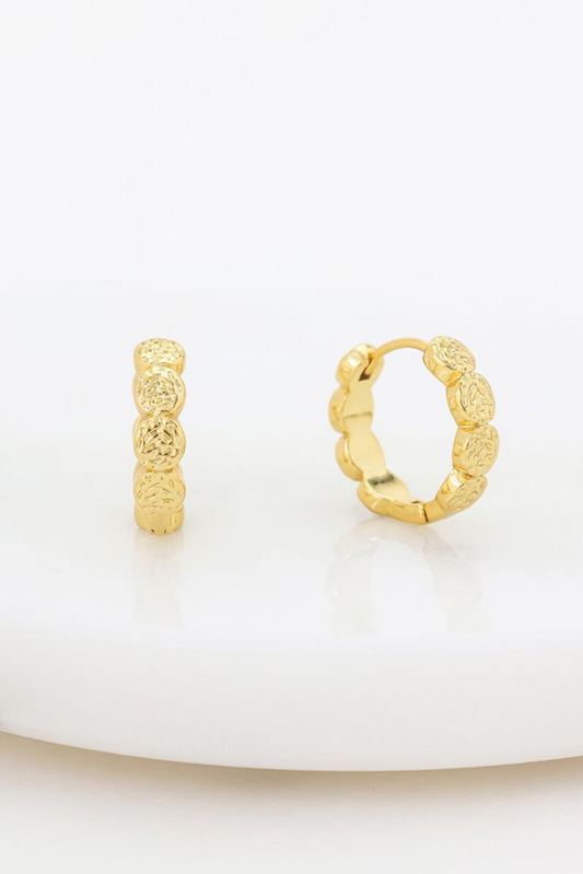 Josie Hoop Gold/Silver