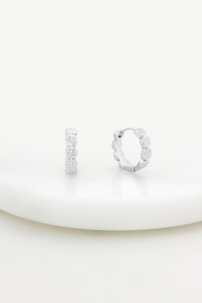 Josie Hoop Gold/Silver