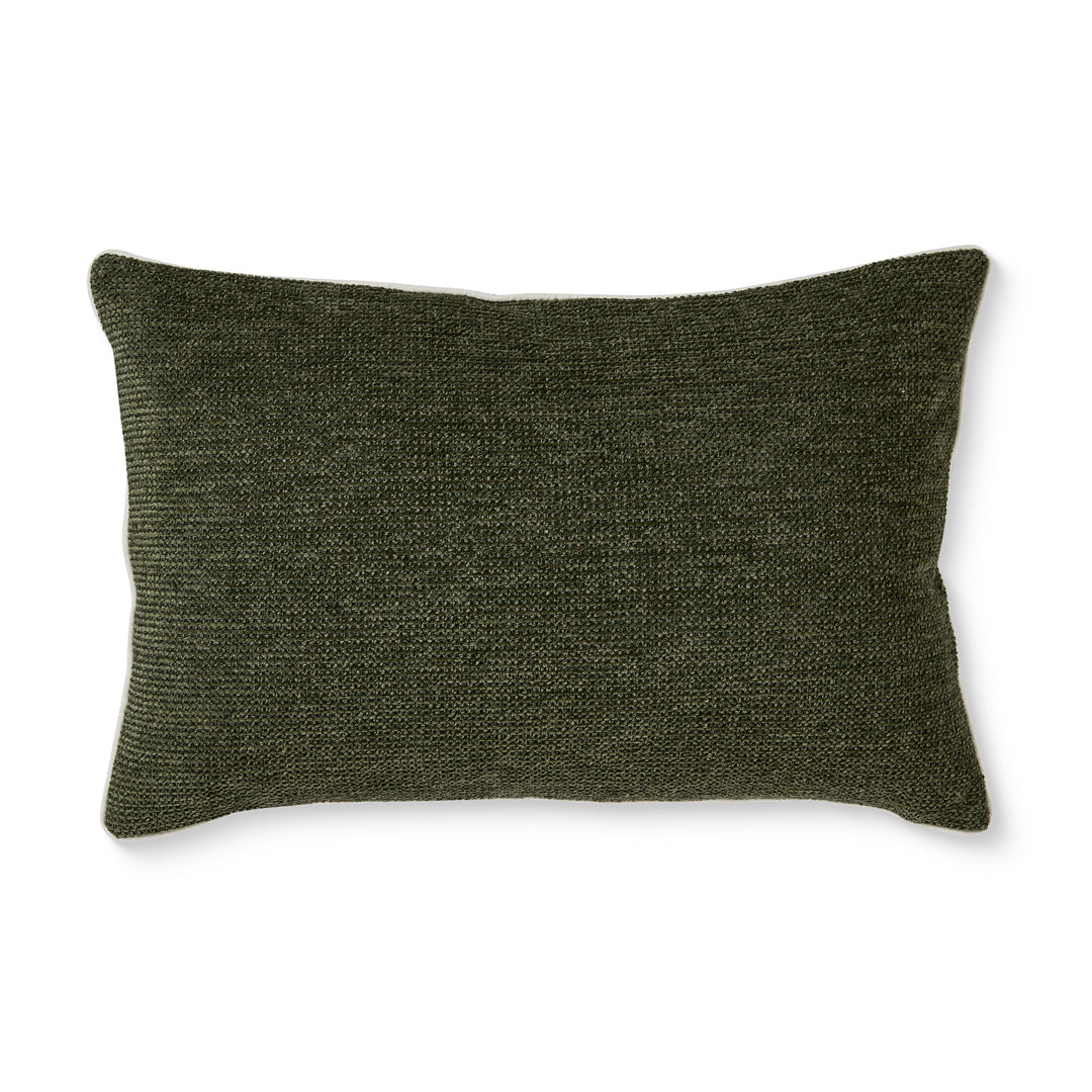 Casey Dark Green Textured Cushion
