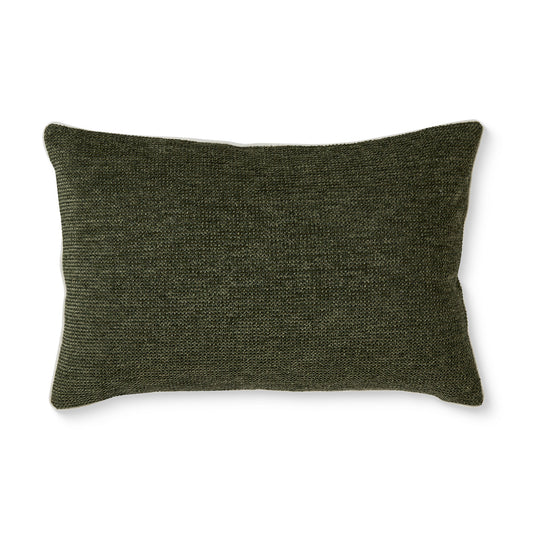 Casey Dark Green Textured Cushion