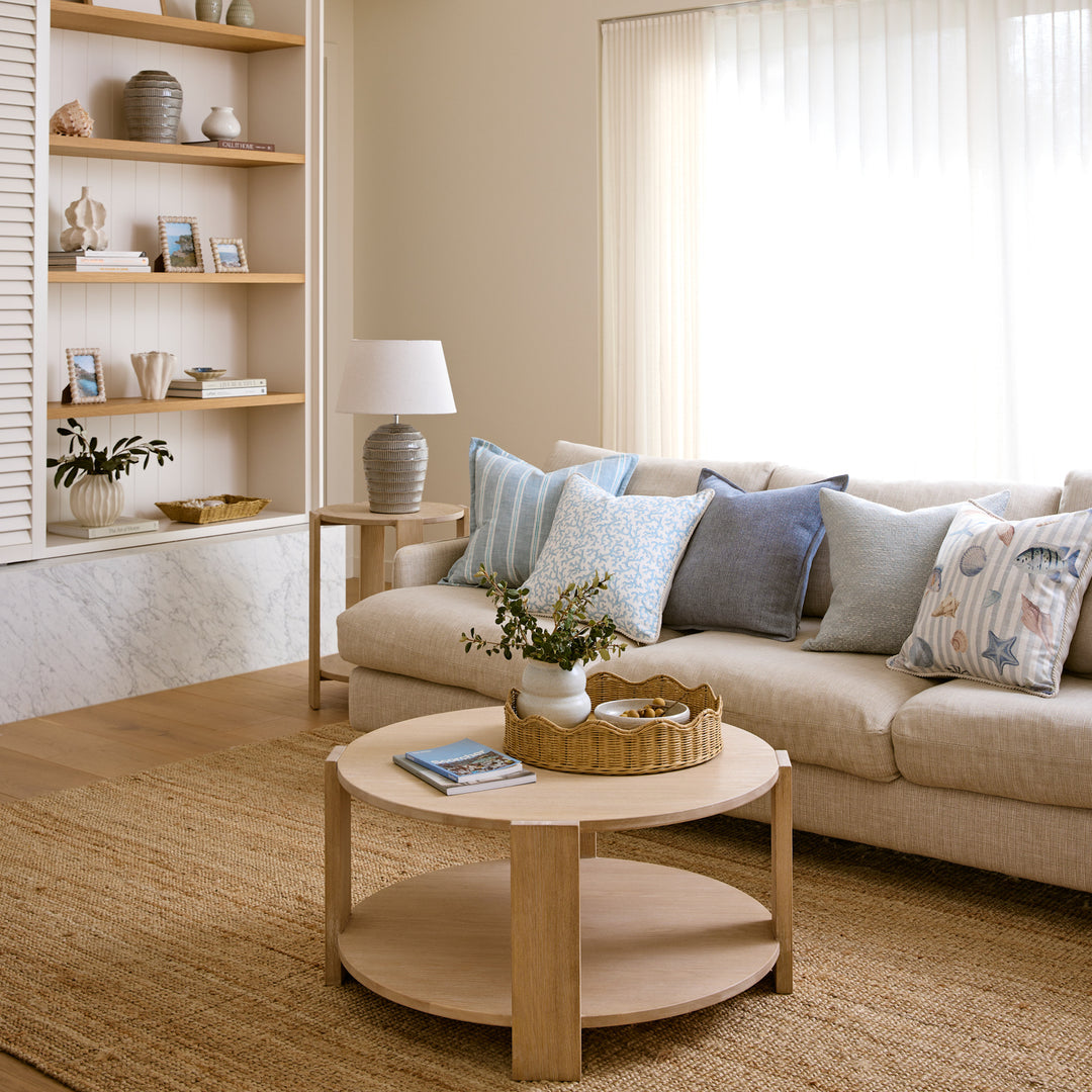 Blake Soft Blue Cushion