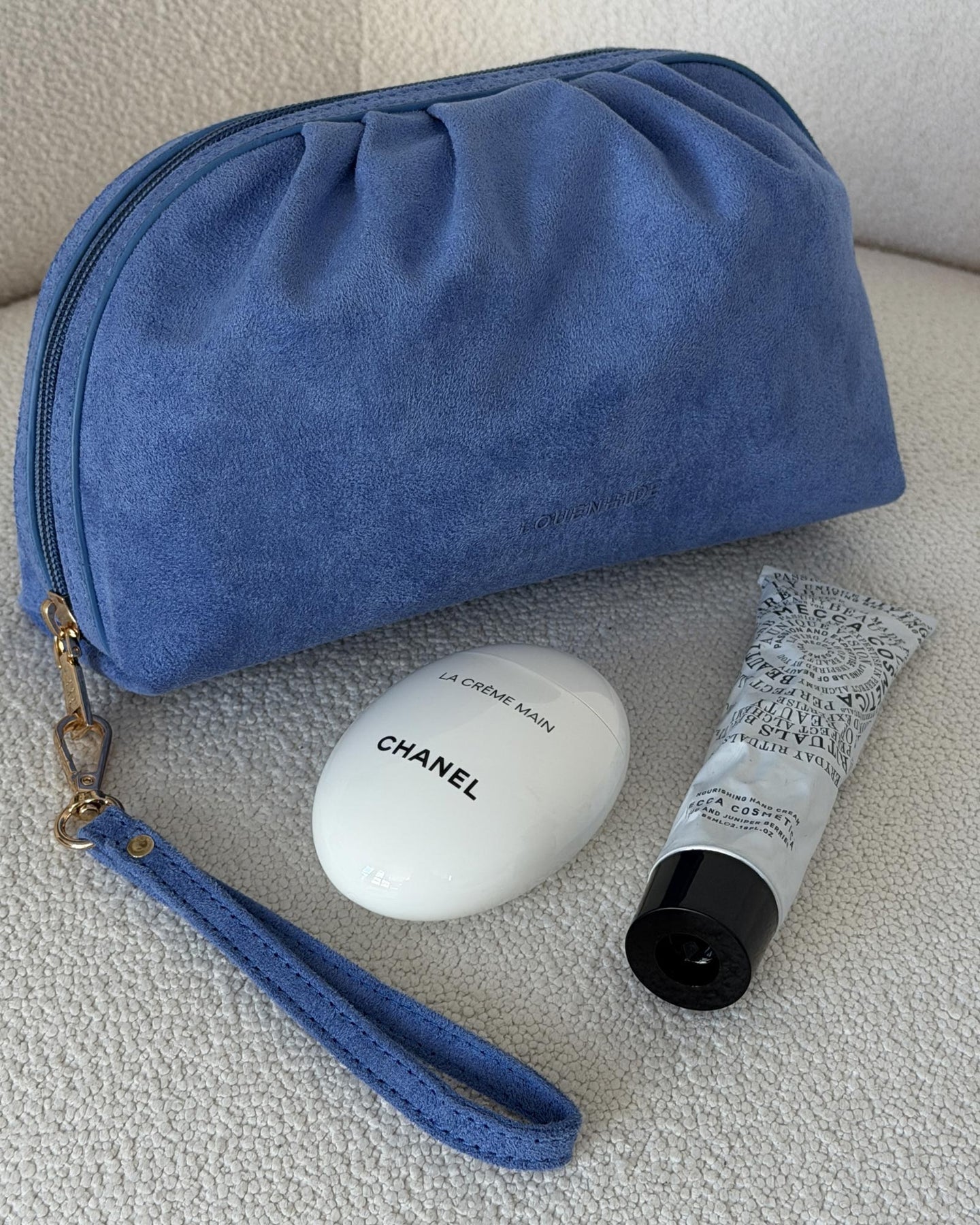 Sarski Suedette Makeup Bag
