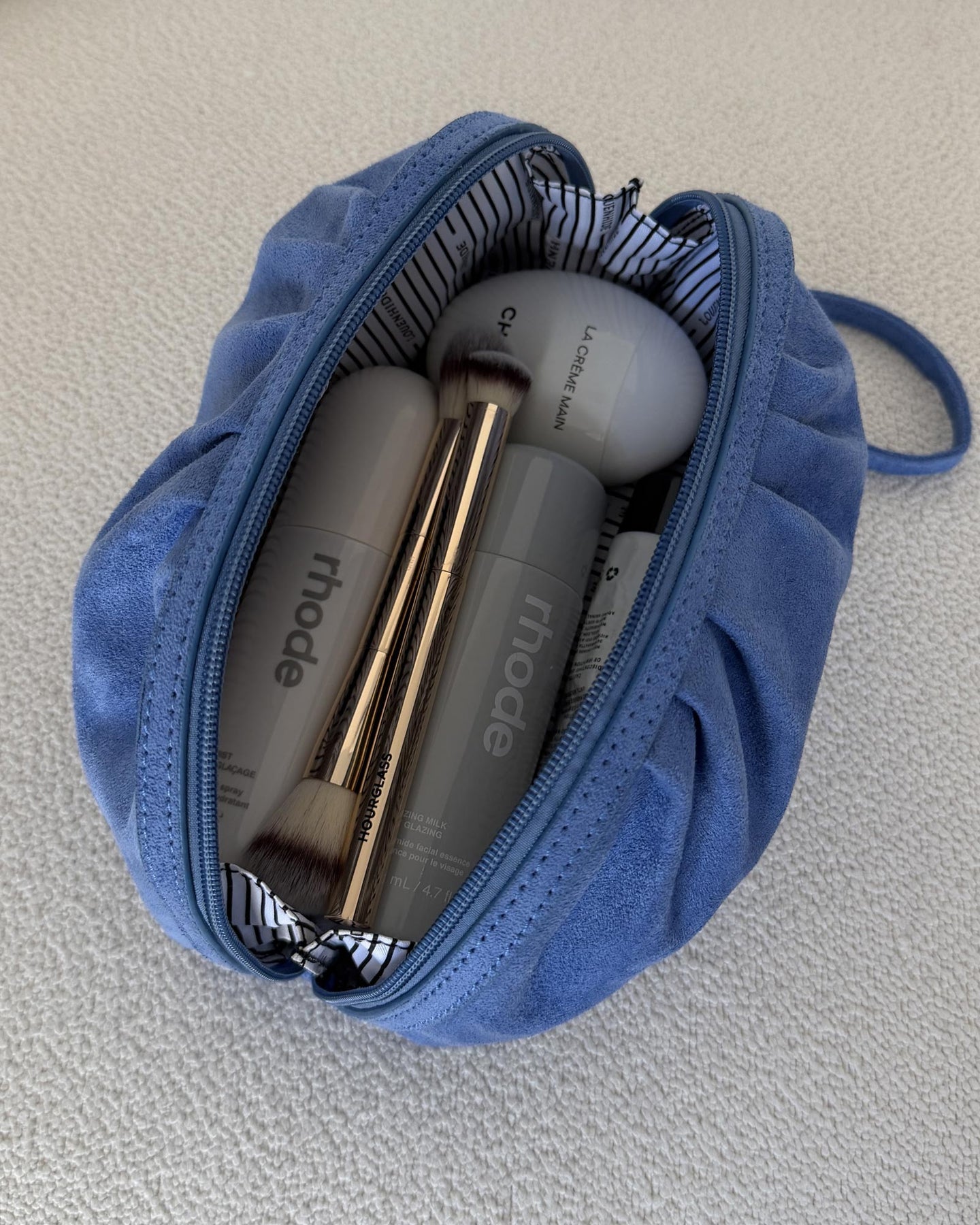 Sarski Suedette Makeup Bag