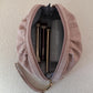 Sarski Suedette Makeup Bag
