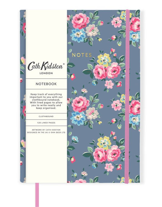 Cath Kidston Hard Cloth Cover A5 Notebook