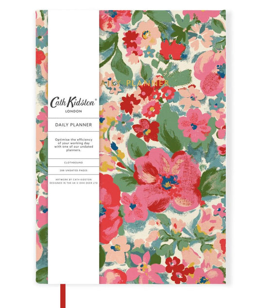 Cath Kidston Soft Cloth Cover A5 Daily Planner Painterly Floral
