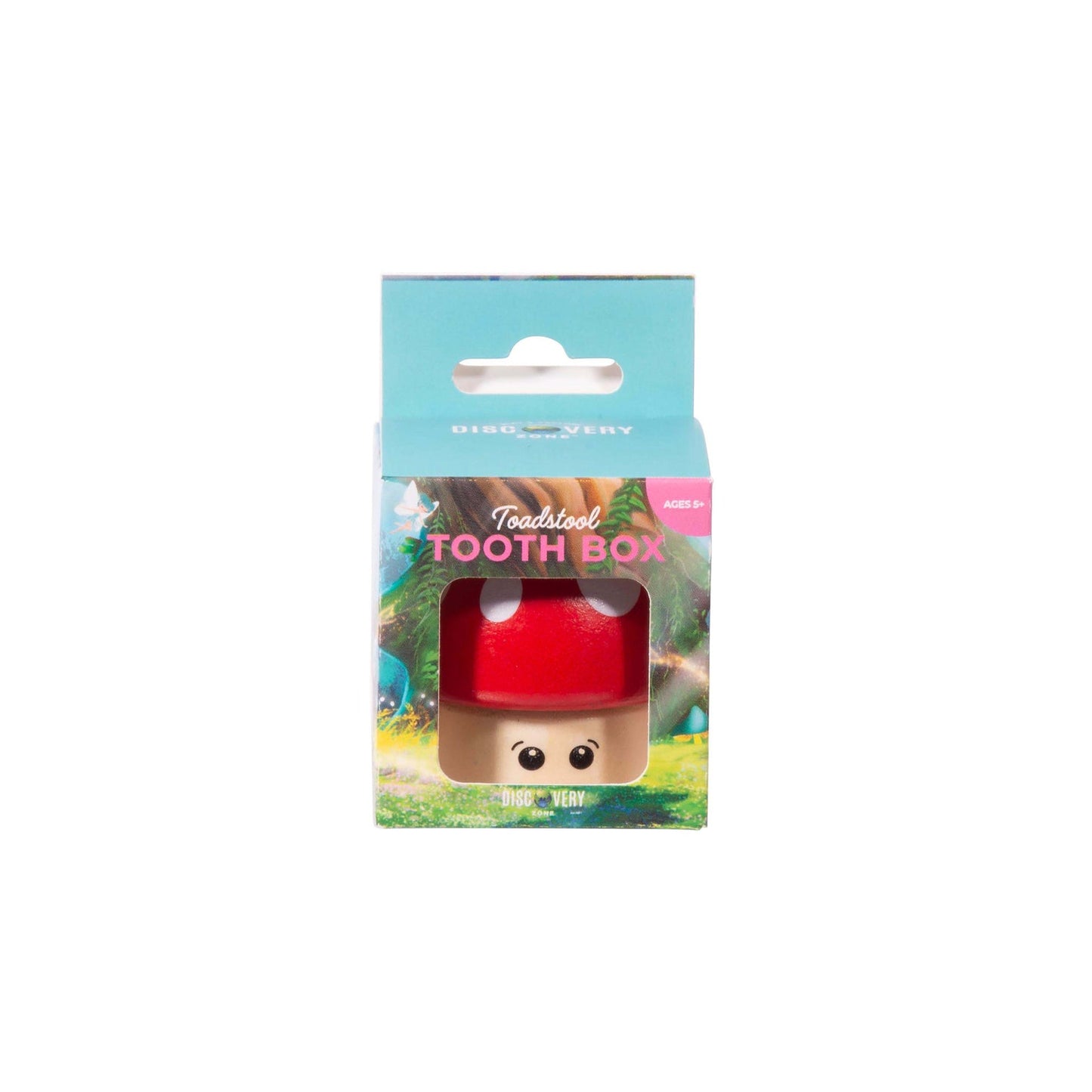 Wooden Tooth Fairy Box - Toadstool
