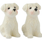 Westie S/2 Ceramic S&P Shakers