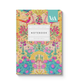 V & A Neon Floral Ornate Garden A6 Notebook
