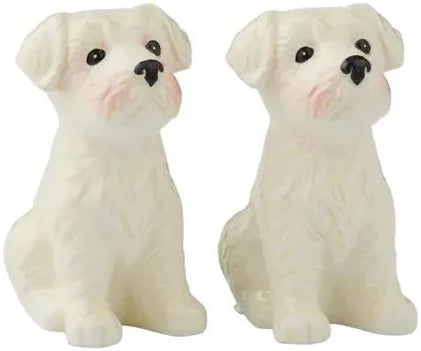Westie S/2 Ceramic S&P Shakers