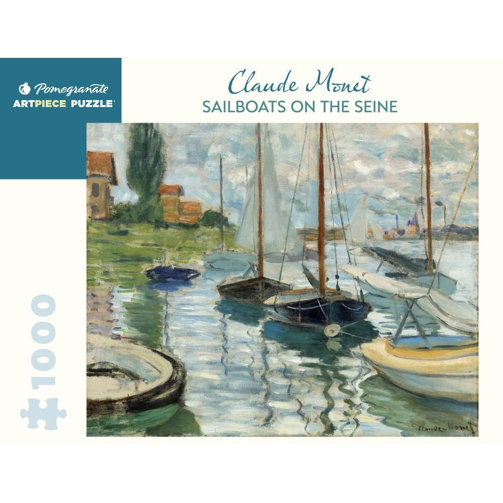 1000-Piece Jigsaw Puzzle-Monet-Sailboats